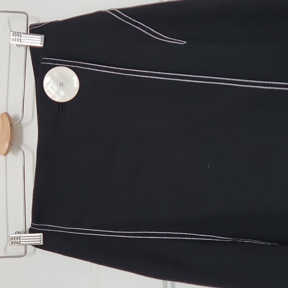 Zara Black Wrap Top Stitched Skirt XS - Picture 6 of 10
